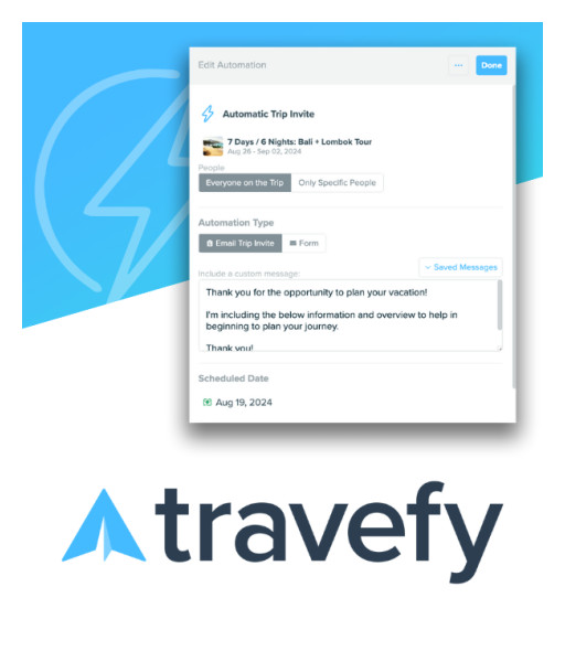 Travefy Introduces Automated Workflows to Bring Next-Level Efficiency to All Travel Advisors