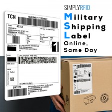 SimplyRFID Military Shipping Labels