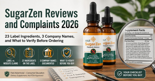 SugarZen Reviews and Complaints 2026: Could This Be the Blood Sugar Wellness Formula That Finally Fits Your Daily Routine?