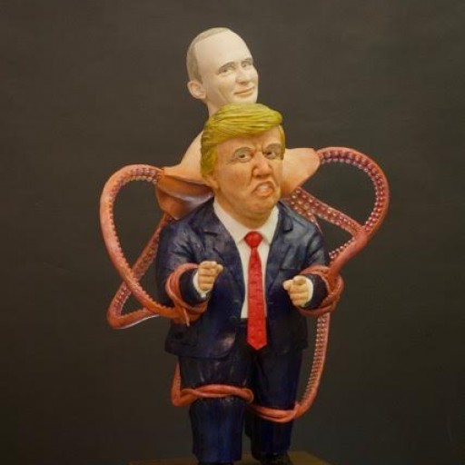 'Putin's Puppet' - a Russian-Born Artist's Perspective on Today's US and Russian Relations