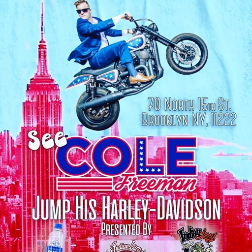 Northern Chill Alkaline Water and Cole Freeman Bring Harley-Davidson Daredevil Jumps to New York