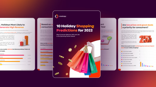 New Creatopy Survey Reveals 10 Holiday Shopping Predictions for 2022
