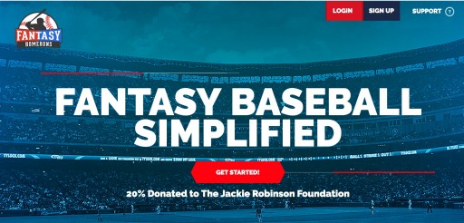 Fantasy Sports Site Donating 20% of All Fees to the Jackie Robinson Foundation