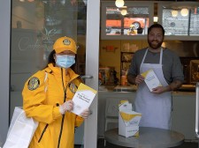 Vancouver Scientology Volunteer Ministers are bringing their Stay Well booklets to businesses throughout their neighborhood to ensure people have access to information on how to stay well
