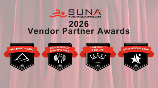 Suna Workforce Management Announces 2026 Vendor Award Winners