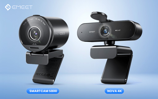 EMEET Launches the SmartCam S800 and NOVA 4K: Setting New Standards in Video Communication