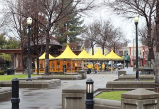 Scientology Volunteer Ministers pavilion in Chico, California