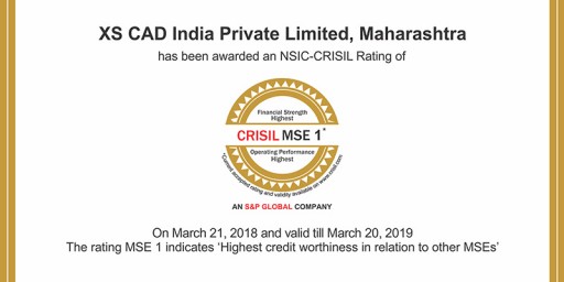 S&P Global's CRISIL Rated XS CAD 'CRISIL MSE 1'