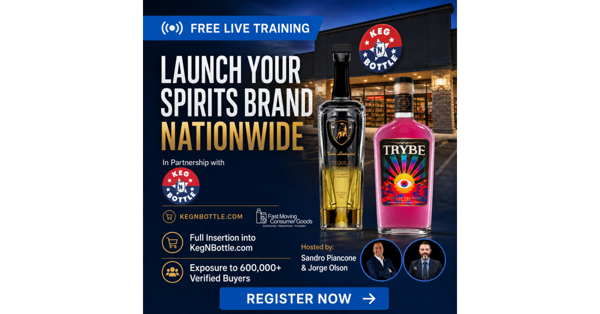 Fast Moving Consumer Goods Continues Weekly Webinar for Emerging Spirit Brands Seeking Nationwide Distribution and Direct-to-Consumer Growth