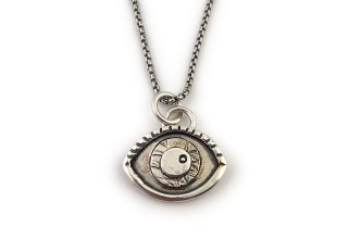 Sterling Silver Evil Eye Pendant