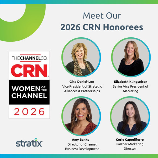 Four Stratix Leaders Recognized on CRN 2026 Women of the Channel List in Record Year of Honors
