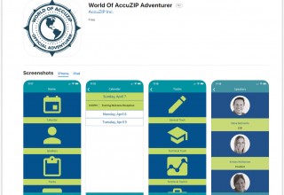 World of AccuZIP App Store Screenshot