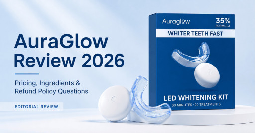 AuraGlow Teeth Whitening Kit Review 2026: Hiding Your Smile in Photos? Could This $48 LED Kit Be Your At-Home Upgrade?