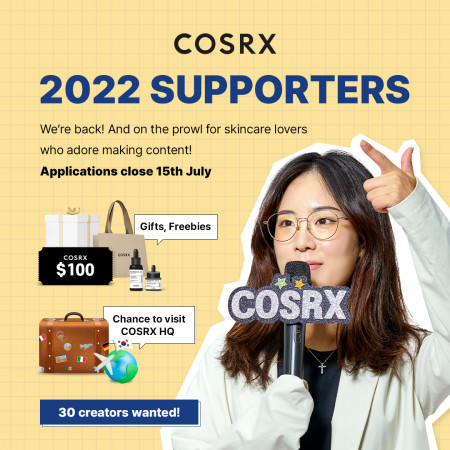 COSRX 2022 SUPPORTERS