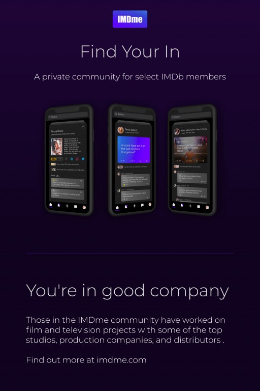 IMDme Announces Private Community for Select IMDb Members, Applications Now Open