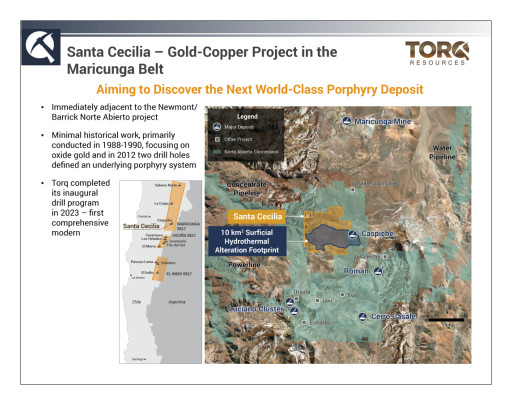 Torq Commences Drilling at Santa Cecilia