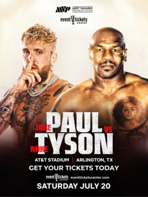 Event Tickets Center is Named Official Secondary Ticketing Reseller Partner for Most Valuable Promotions and the Historic Jake Paul vs. Mike Tyson Fight