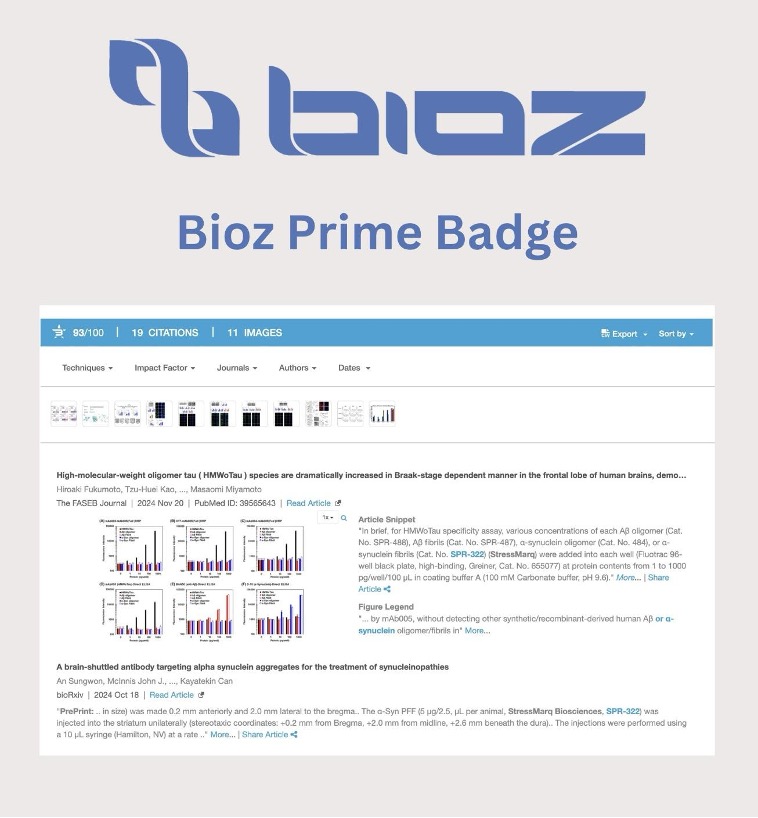 Bioz Prime Badge