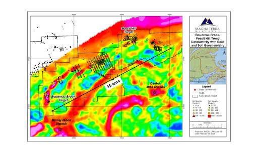 Magna Terra Identifies Targets in the Prolific Bathurst Mining Camp and Begins Exploration Program on the Rocky Brook Project in Northern New Brunswick