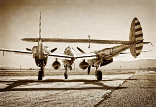 Yanks Air Museum's Lockheed P-38 Lightning
