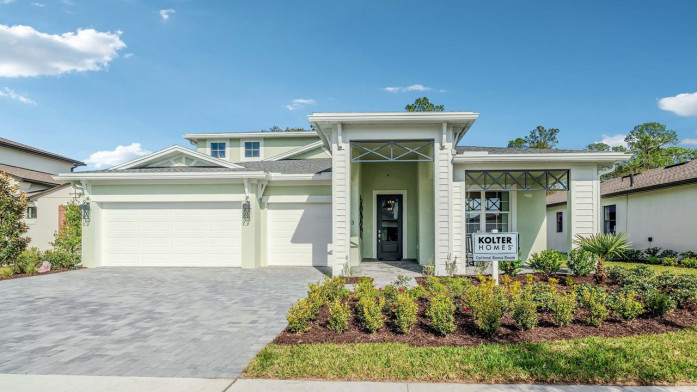 Pearl floor plan featuring a 3-car garage 