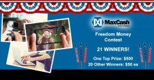 Max Cash Title Loan 4th of July Freedom Money Contest