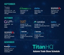 TitanHQ Autumn Show Schedule 2019