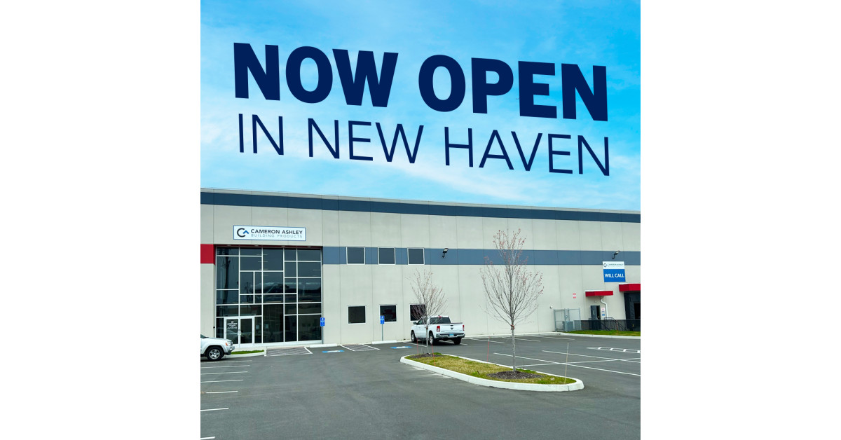 Cameron Ashley Building Products Opens in the Constitution State Newswire