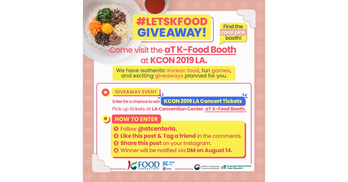'Let's K-Food' at KCON 2019 LA | Newswire