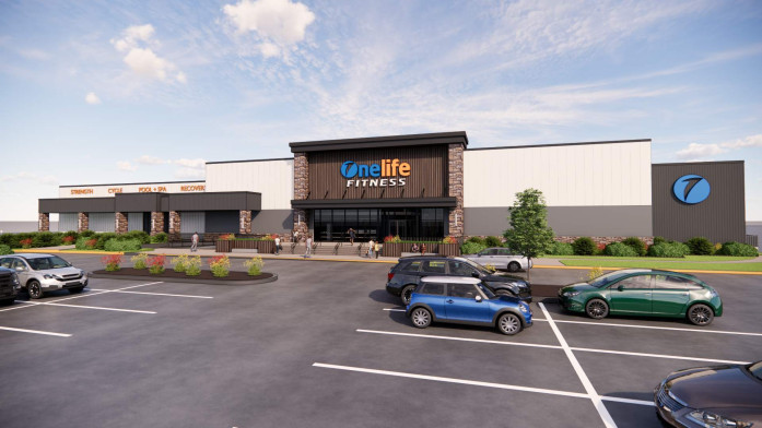 Architectural Rendering of Onelife Fitness Macon