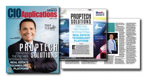 PropTech Solutions Recognized as a Top 10 PropTech Solution Provider in 2019 by CIO Applications Europe