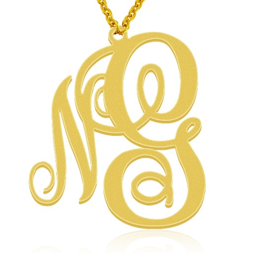 Handmade monogram jewellery