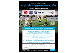 Sofive Soccer Festival Flyer