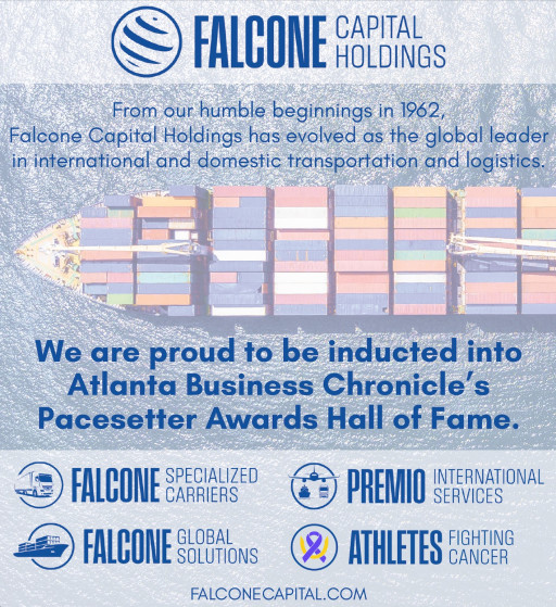 Falcone Capital Holdings LLC Named to the Pacesetter Hall of Fame by Atlanta Business Chronicle