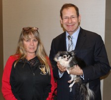 William Mattar with winner MacKenzie and owner Sue Rogers