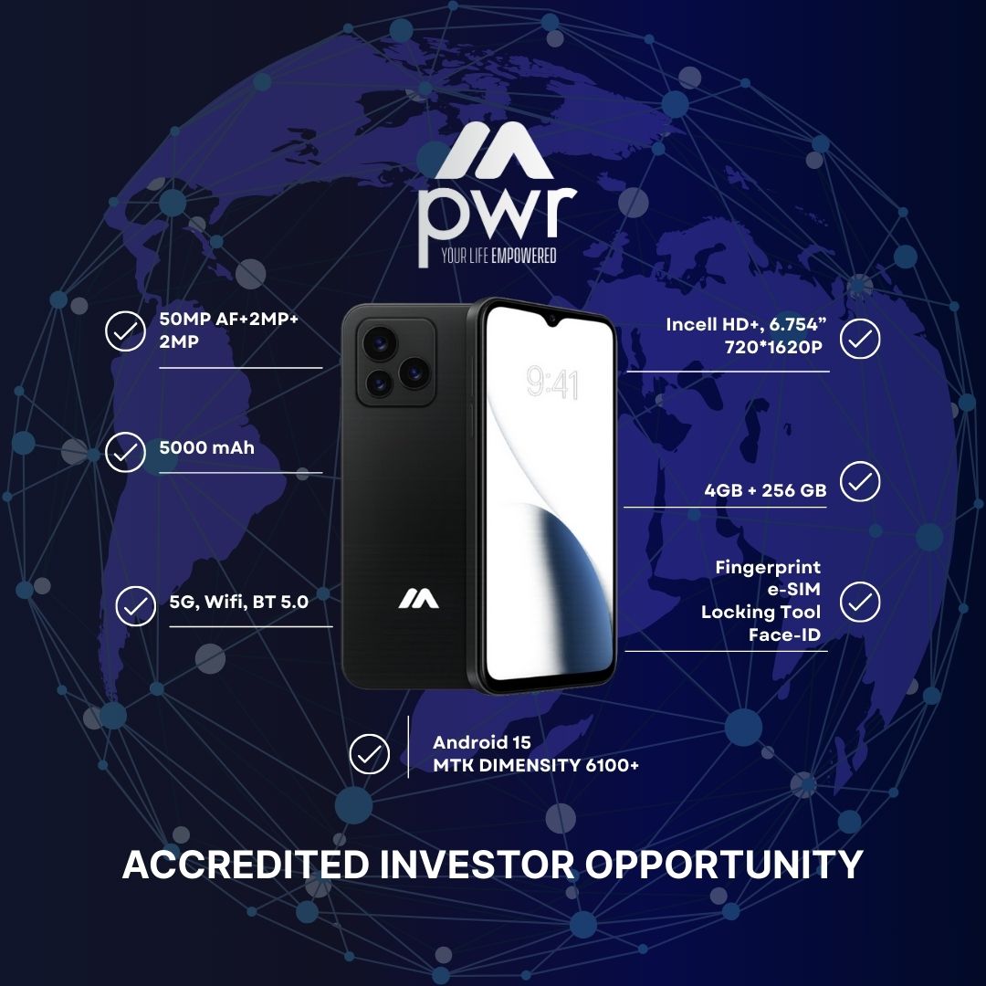 mPWR Prelaunch Investment Round - Accredited Investor Access