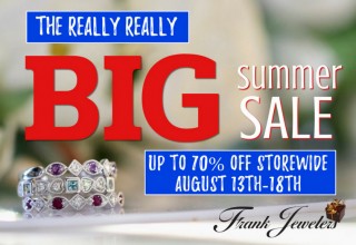 Frank Jewelers Celebrates Summer Sale with Up to 70% Off on Fine Jewelry and Watches