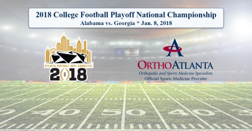 OrthoAtlanta Welcomes Alabama Crimson Tide and Georgia Bulldogs to Atlanta for 2018 College Football Playoff National Championship at Mercedes-Benz Stadium