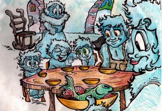 Family Dinner with the Yeti Family