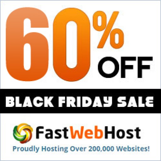 FastWebHost Huge Black Friday Web Hosting Sale With Free Domain Name