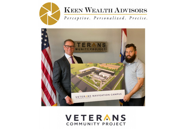 Keen Wealth Advisors Kick Starts Local Veterans Navigation Campus with $100,000 grant