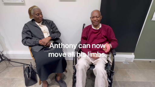 Recovery From 3 Strokes That Paralysed This Man in An EESystem At Battersea Park Clinic