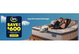 Save up to $600 on Serta iComfort Mattress sets. Come by one of our locations.