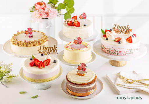 TOUS les JOURS Bakery to Launch Mother's Day Seasonal Cakes