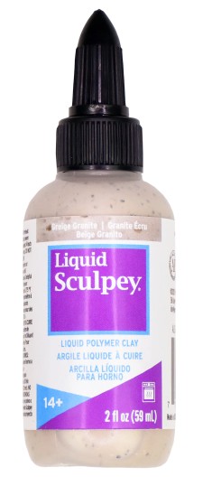 Liquid Sculpey Greige Granite