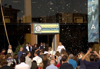 The ribbon fell and those gathered for the ceremony streamed inside, eager to see the new facilities that will make Dianetics and Scientology available to the people of the region.