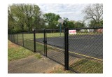 Playground Fence Installation with Double Swing Gate - 2017 Good Friday Service Project