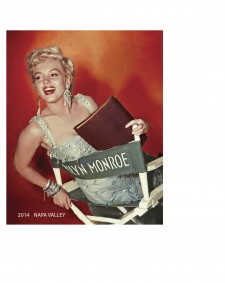 2014 Marilyn Monroe Merlot Label