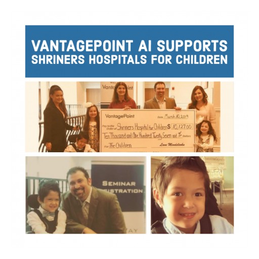 Vantagepoint AI Makes Another +$10,000 Donation to Shriners Hospitals for Children