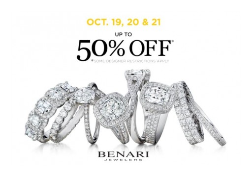 BENARI JEWELERS Announces Engagement Ring and Wedding Band Clearance Event